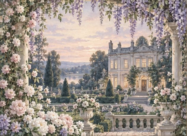 Regency Garden design imagery
