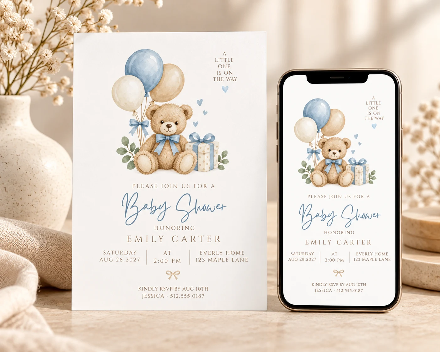 Blue Teddy — real product preview 2