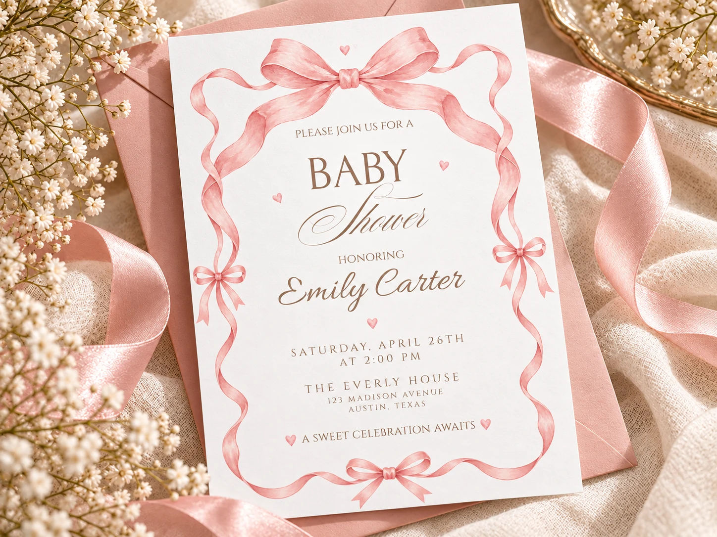 Pink Bow — real product preview 2