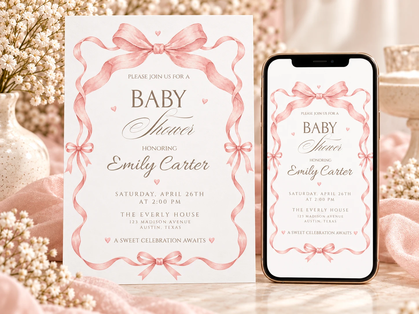 Pink Bow — real product preview 3